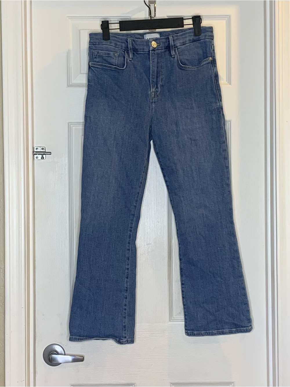 Frame Le Mini Crop Boot Jeans Size 29 - Picture 9 of 10